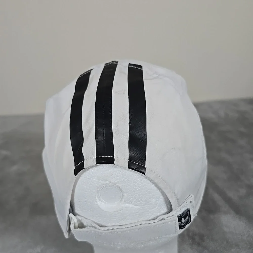 Adidas Hat Womens‎ Adjustable Originals Trainer White Black 3 Stripe Athleisure